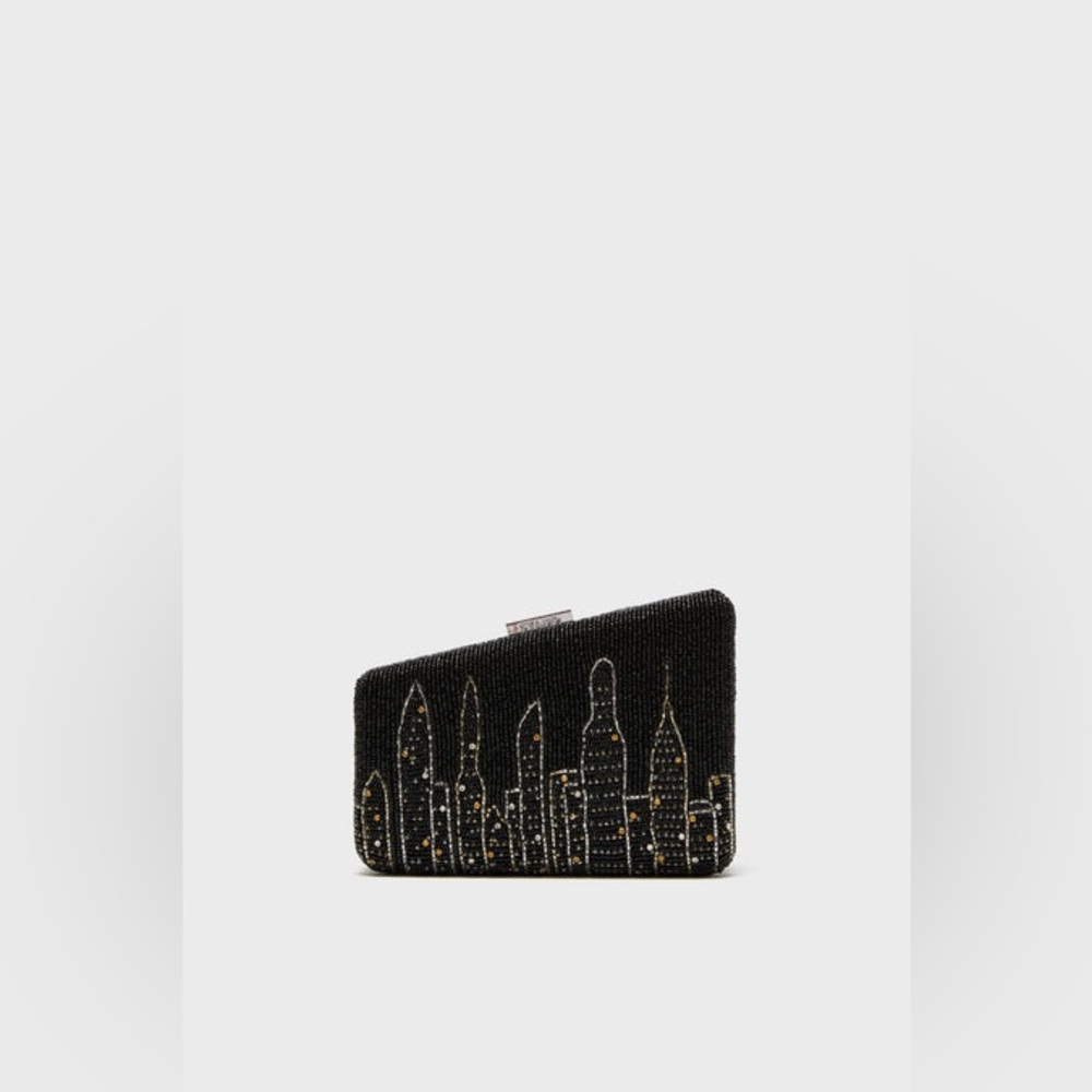 STAUD Carmella NYC Skyline Beaded Clutch - Picture 12 of 16